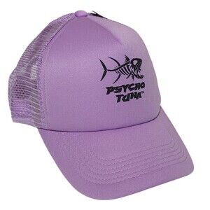 Psycho Tuna Trucker Mesh Snapback Hat Lavender And Black Adult One Size NWT